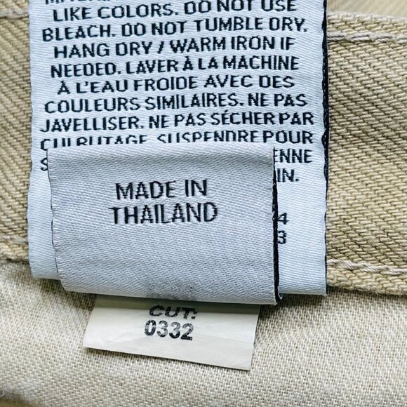 Boyish Tommy Jean in The Crowd Size 26 High Rise Straight Leg Crop Button Fly - Picture 10 of 15